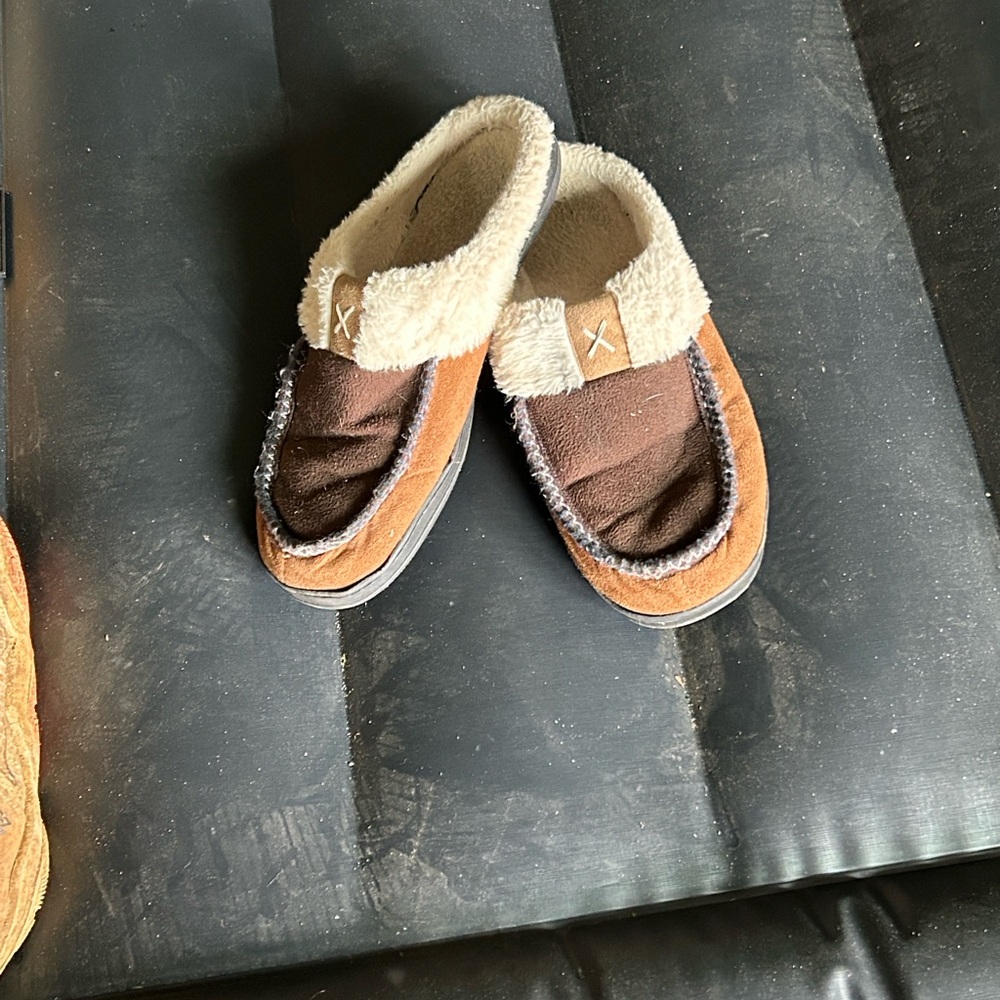 Cozy Brown and Cream Loafers